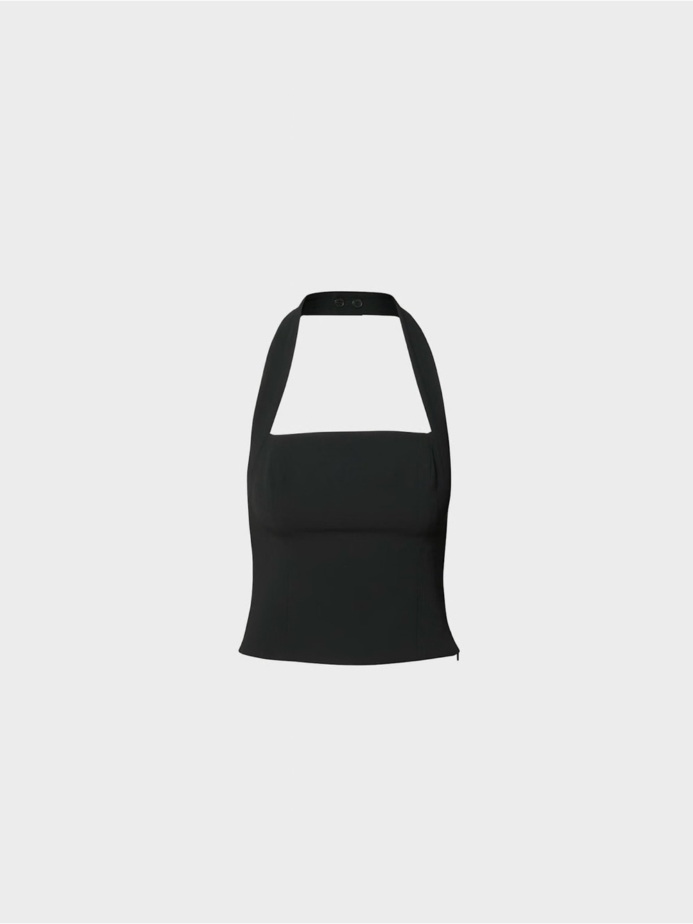 Aritzia Black Whisper Halter Top - Crepette Medium - Picture 6 of 8
